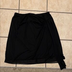 Alex Evenings Black Asymmetrical Skirt